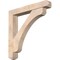 Ekena Millwork Legacy Craftsman Smooth Bracket w/ Offset Brace, Douglas Fir, 7 1/2"W x 48"D x 48"H BKT0806X48X48LEC04SDF - alternate 1